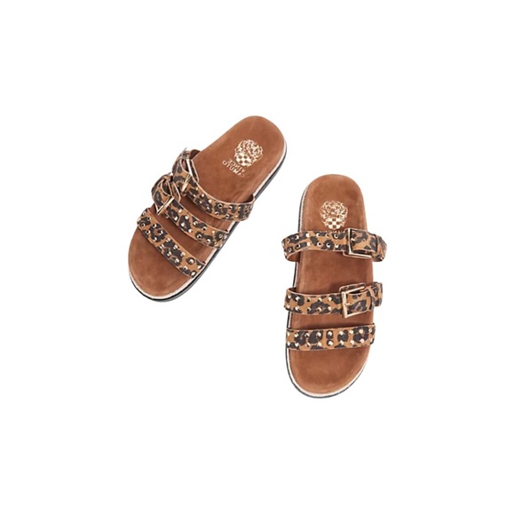 Vince Camuto Buckle Slide Sandals - Ciandra 7.5M - Picture 1 of 8